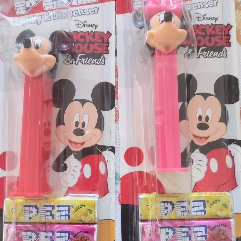 NIB collectibles Pez Mickey & Minnie. **Candy is outdated***